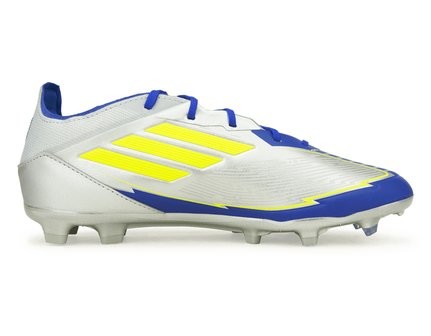 adidas Kids F50 Messi Elite FG Silver/Volt/Blue Side