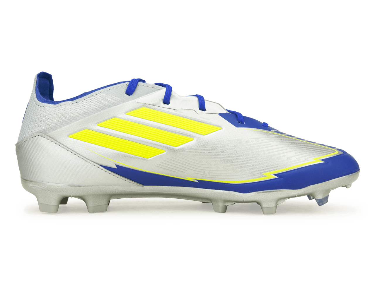 adidas Kids F50 Messi Elite FG Silver/Volt/Blue Side