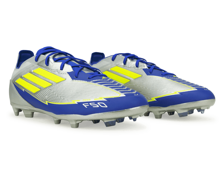 adidas Kids F50 Messi Elite FG Silver/Volt/Blue Together