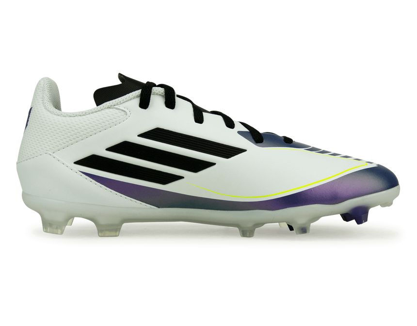 adidas Kids F50 Messi League FG/MG White/Black/Purple Side