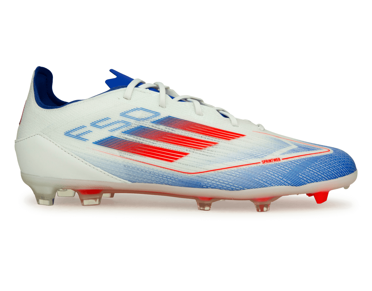 adidas Kids F50 Pro FG White/Lucid Blue