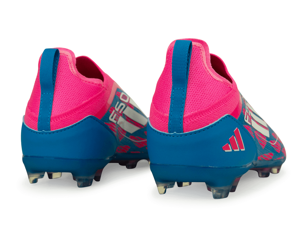 adidas Kids F50 Pro LL FG Blue/White/Pink Rear