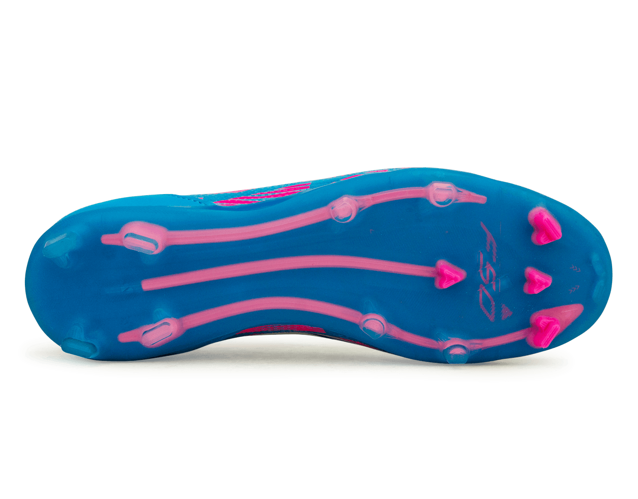 adidas Kids F50 Pro Laceless FG Blue/White/Pink