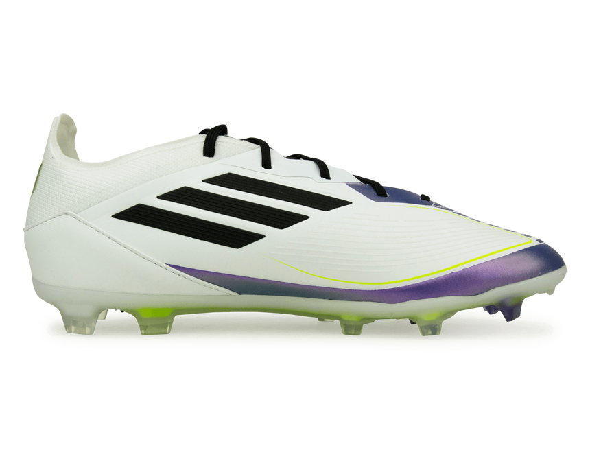 adidas Kids F50 Pro Messi FG White/Black/Purple Side