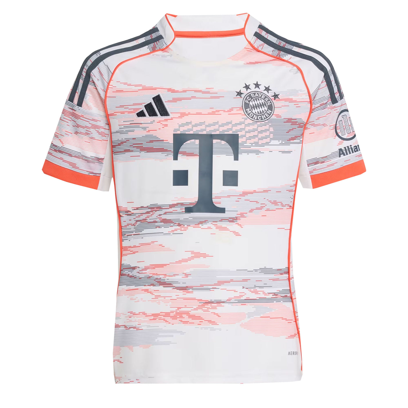adidas Kids FC Bayern Munich 2025/26 Away Jersey White Front