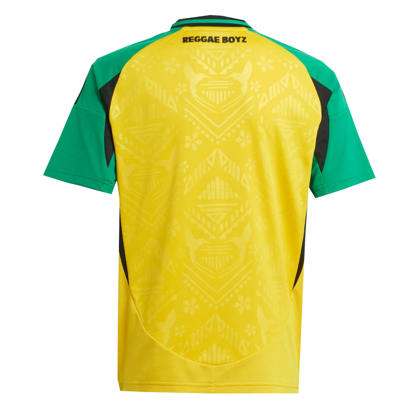 adidas Kids Jamaica 2024/25 Home Jersey Yellow/Green Back