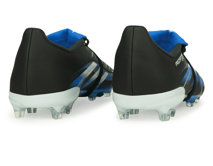 adidas Kids Jude Bellingham Predator League Foldover Tongue FG Black/Blue Rear