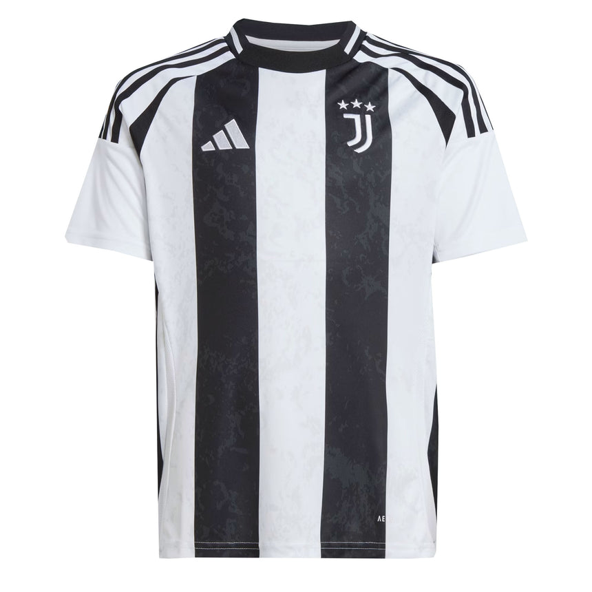 adidas Kids Juventus 2024/25 Home Jersey White/Black Front