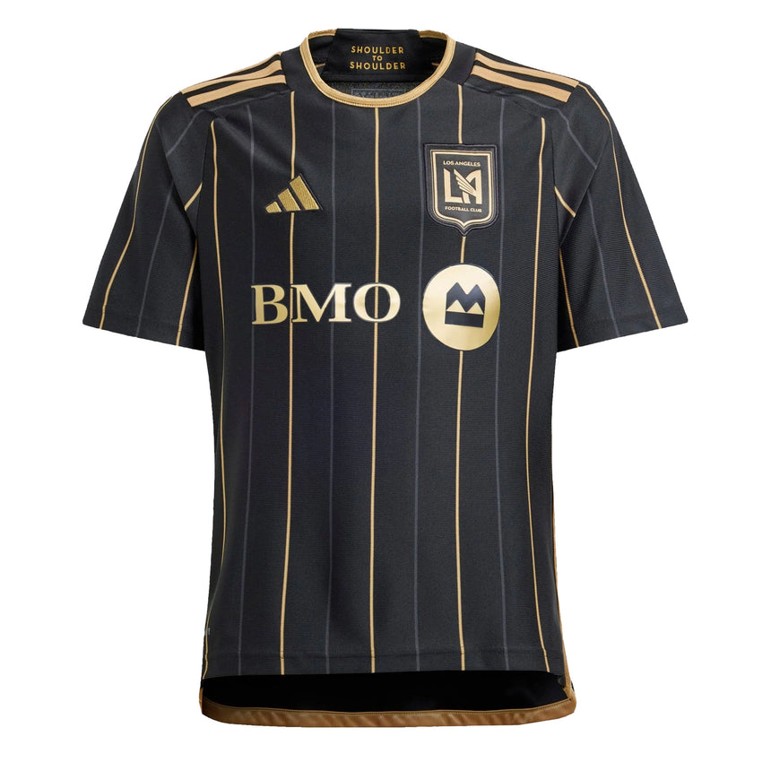 adidas Kids LAFC 2024/25 Home Jersey Black/Gold Front