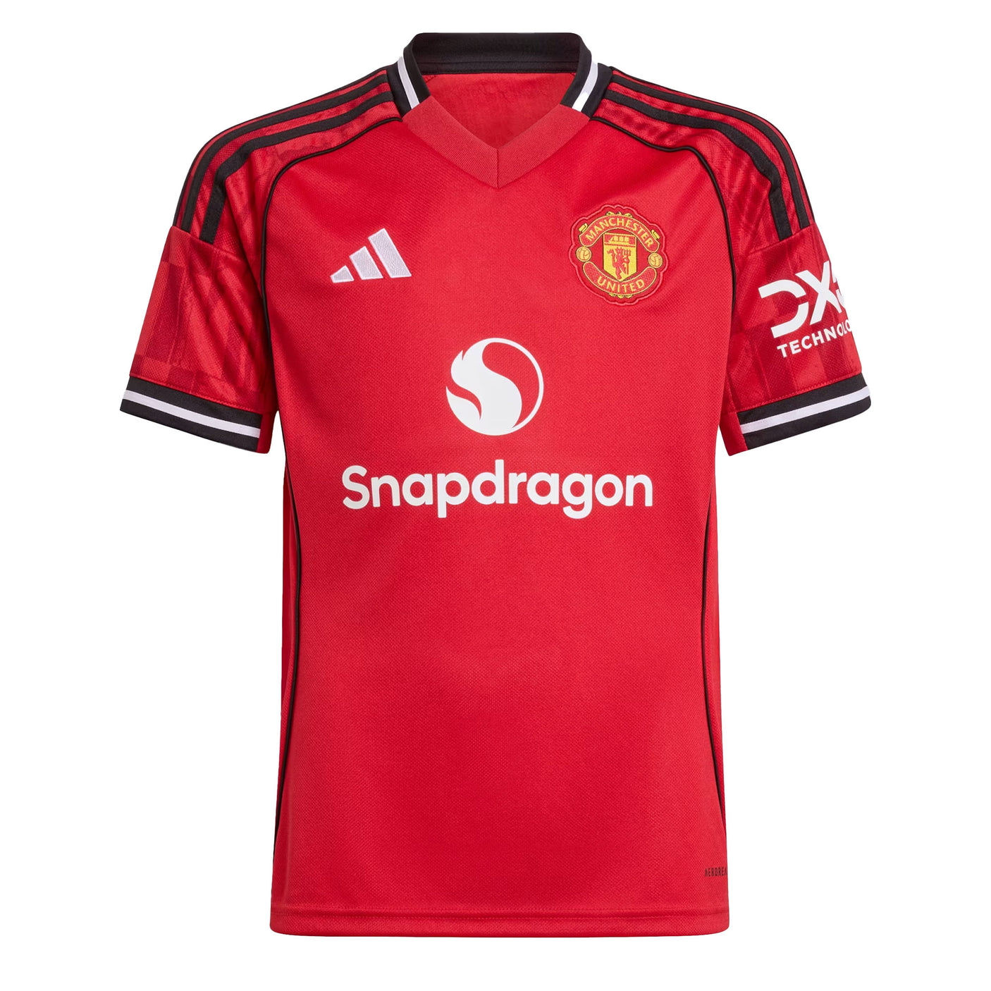 adidas Kids Manchester United 2025/26 Home Jersey Red Front