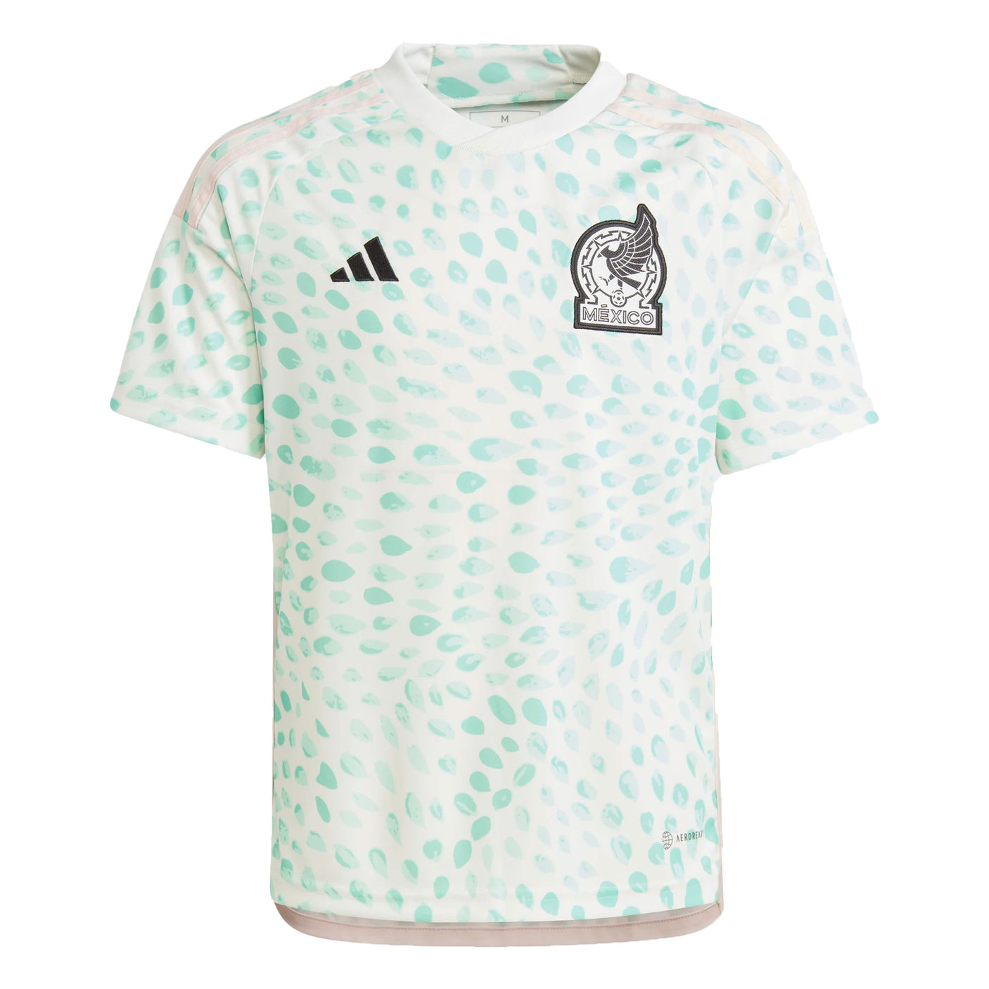 adidas Kids Mexico 2023/24 Away Jersey White/Green Front