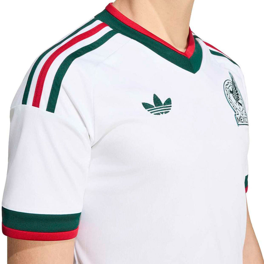 adidas Kids Mexico World Cup 2026 Away Jersey White Crest