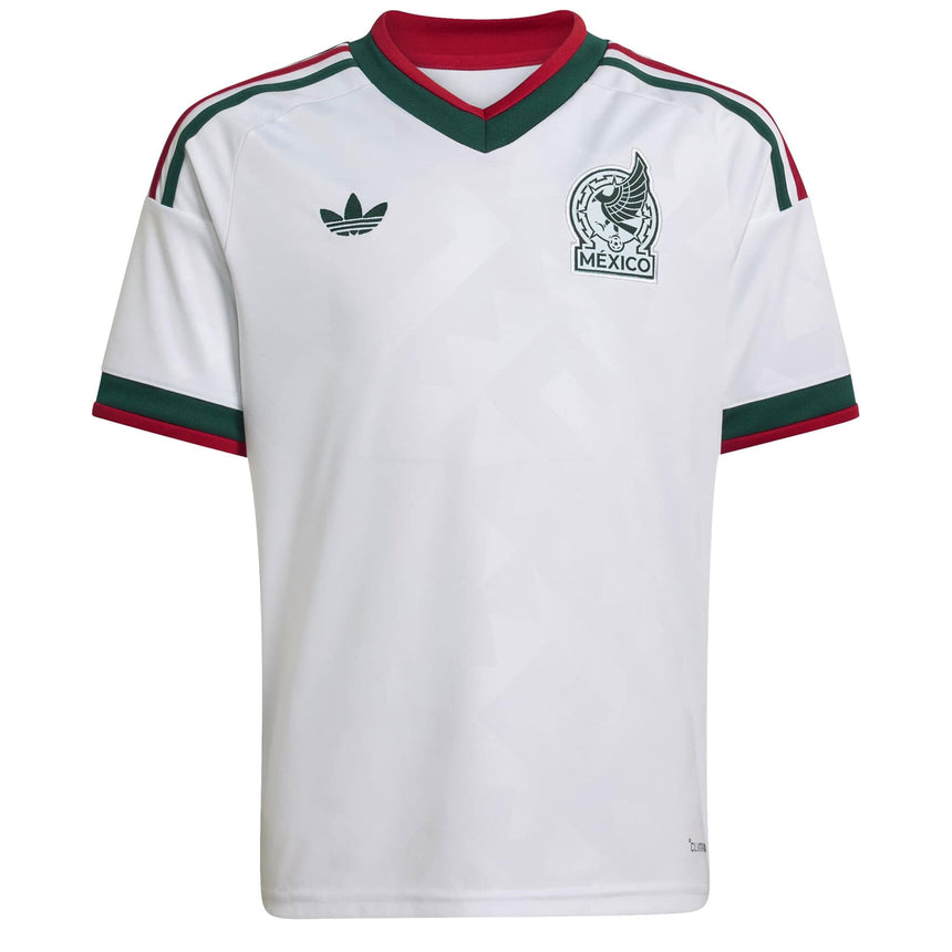 adidas Kids Mexico World Cup 2026 Away Jersey White Front
