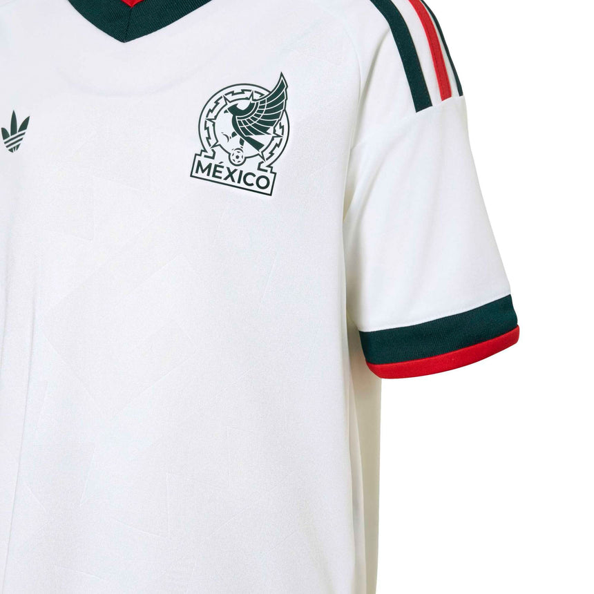 adidas Kid's Mexico World Cup 2026 Away Mini Kit White Crest