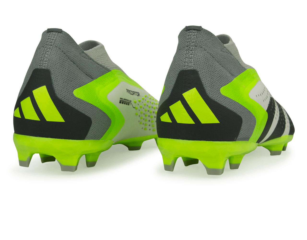 adidas Kids Predator Acccuracy+ FG White/Lucid Lemon Rear
