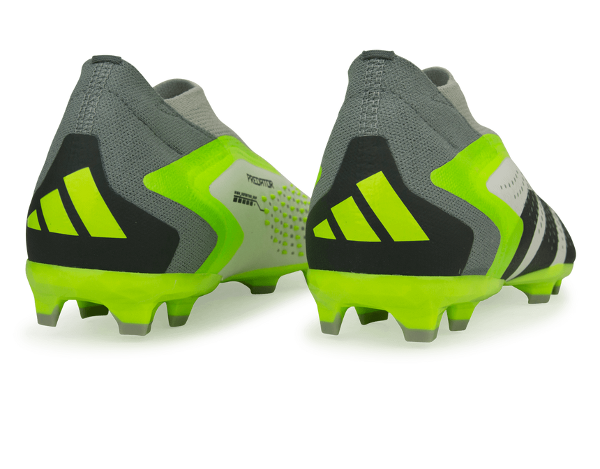 adidas Kids Predator Acccuracy+ FG White/Lucid Lemon Rear