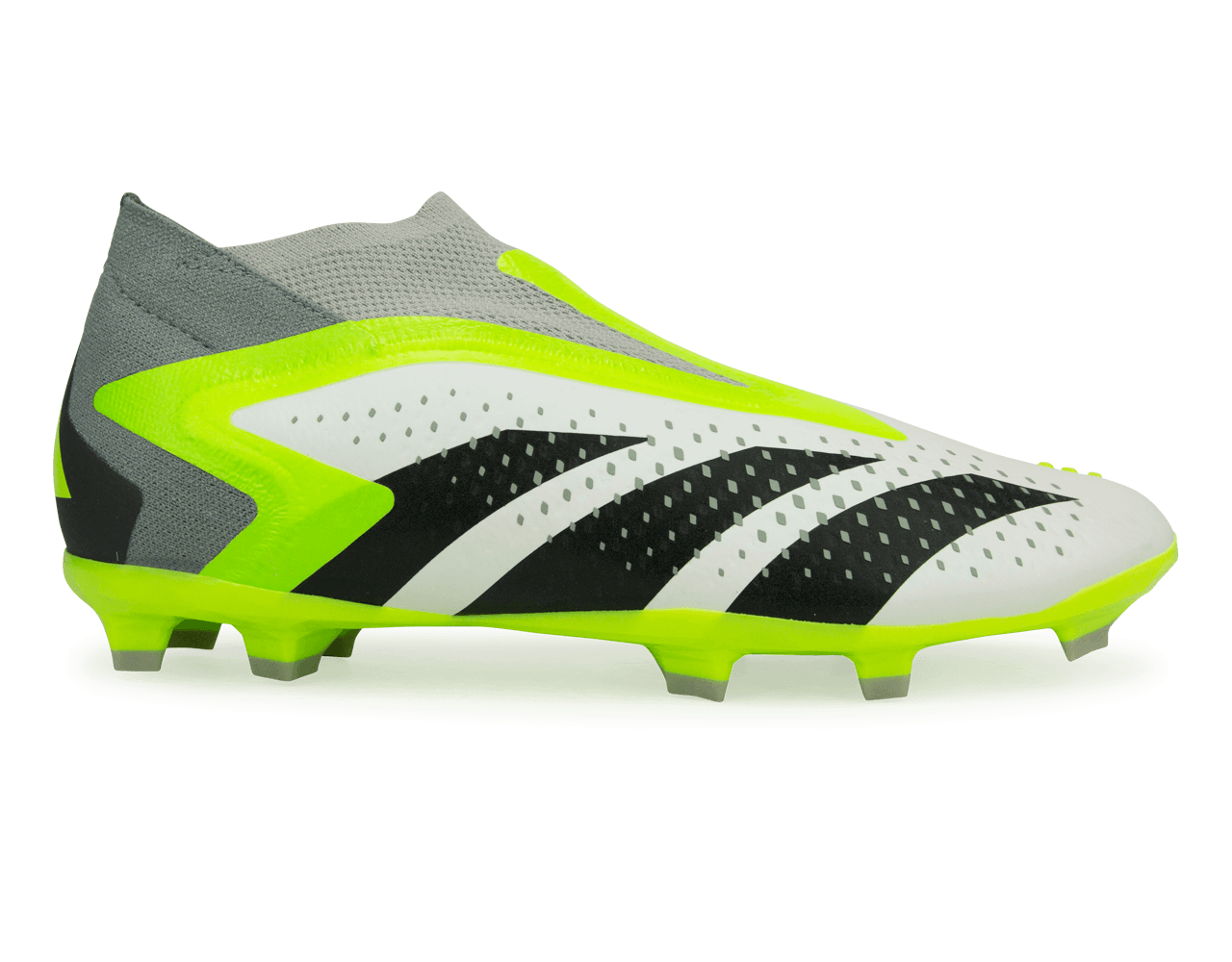 adidas Kids Predator Acccuracy+ FG White/Lucid Lemon
