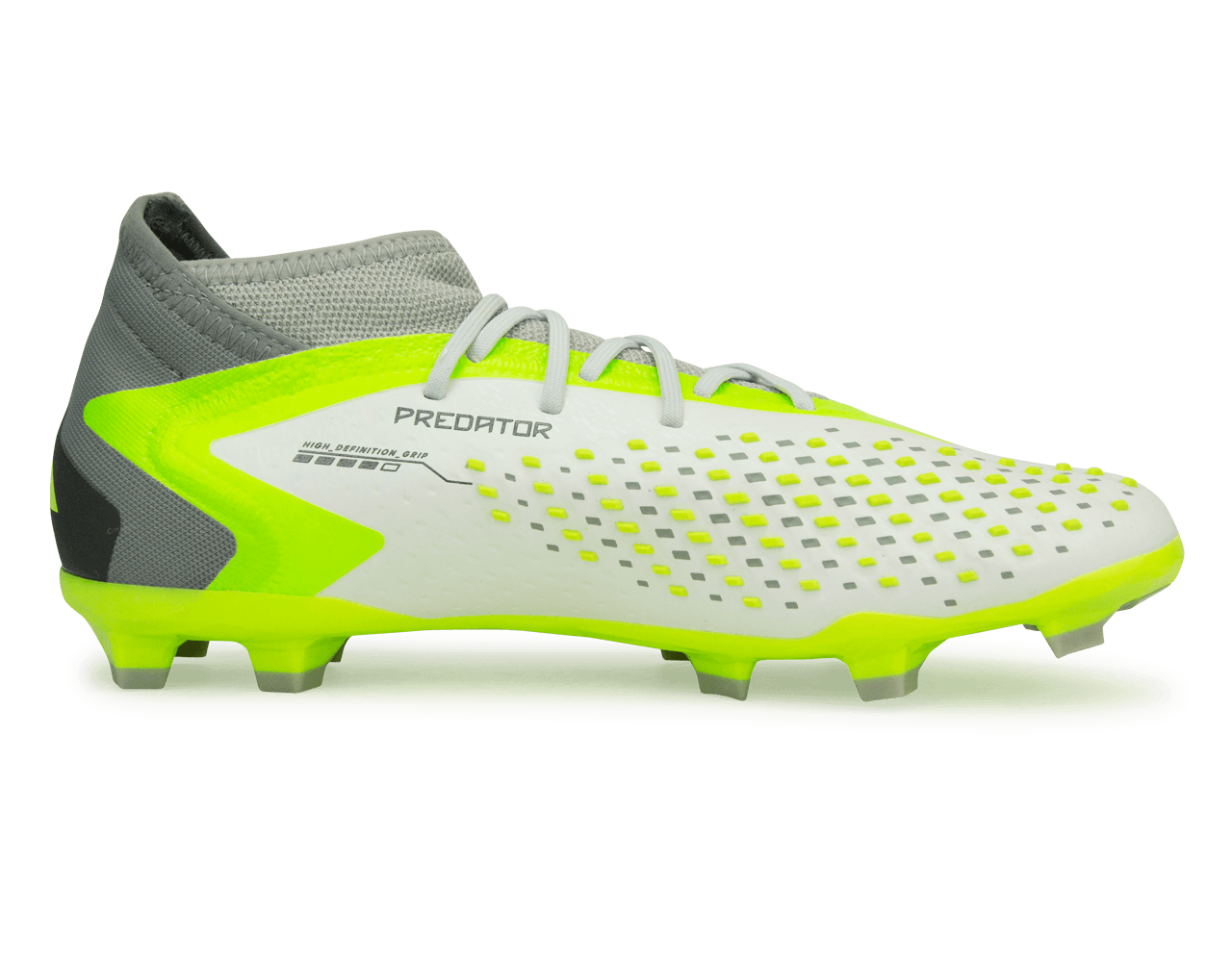 adidas Kids Predator Accuracy.1 FG White/Lucid Lemon Side