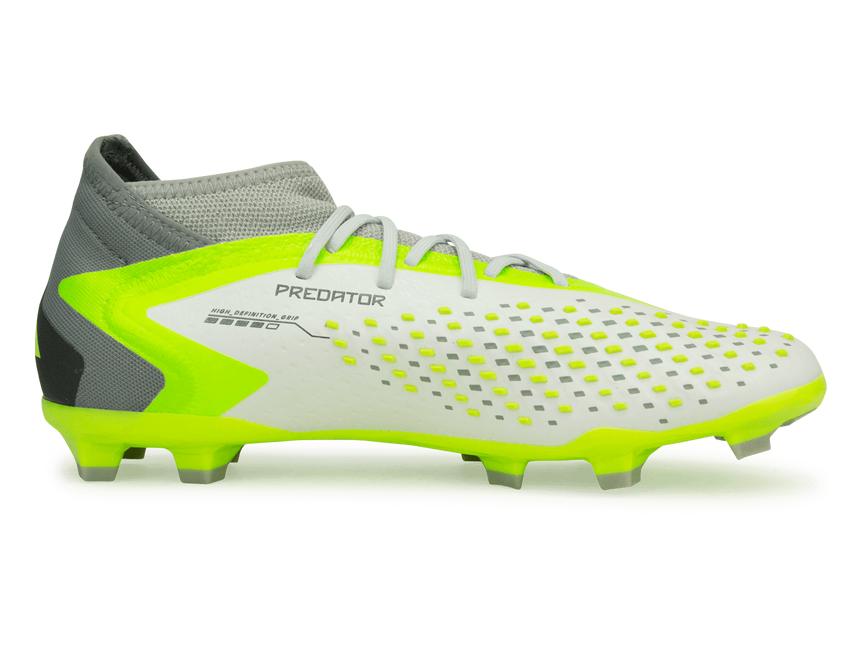 adidas Kids Predator Accuracy.1 FG White/Lucid Lemon Side