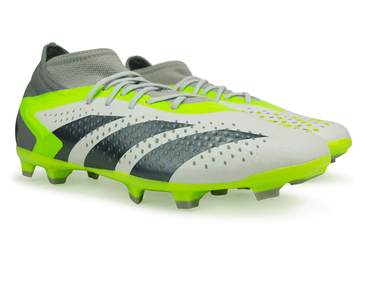 adidas Kids Predator Accuracy.1 FG White/Lucid Lemon Together