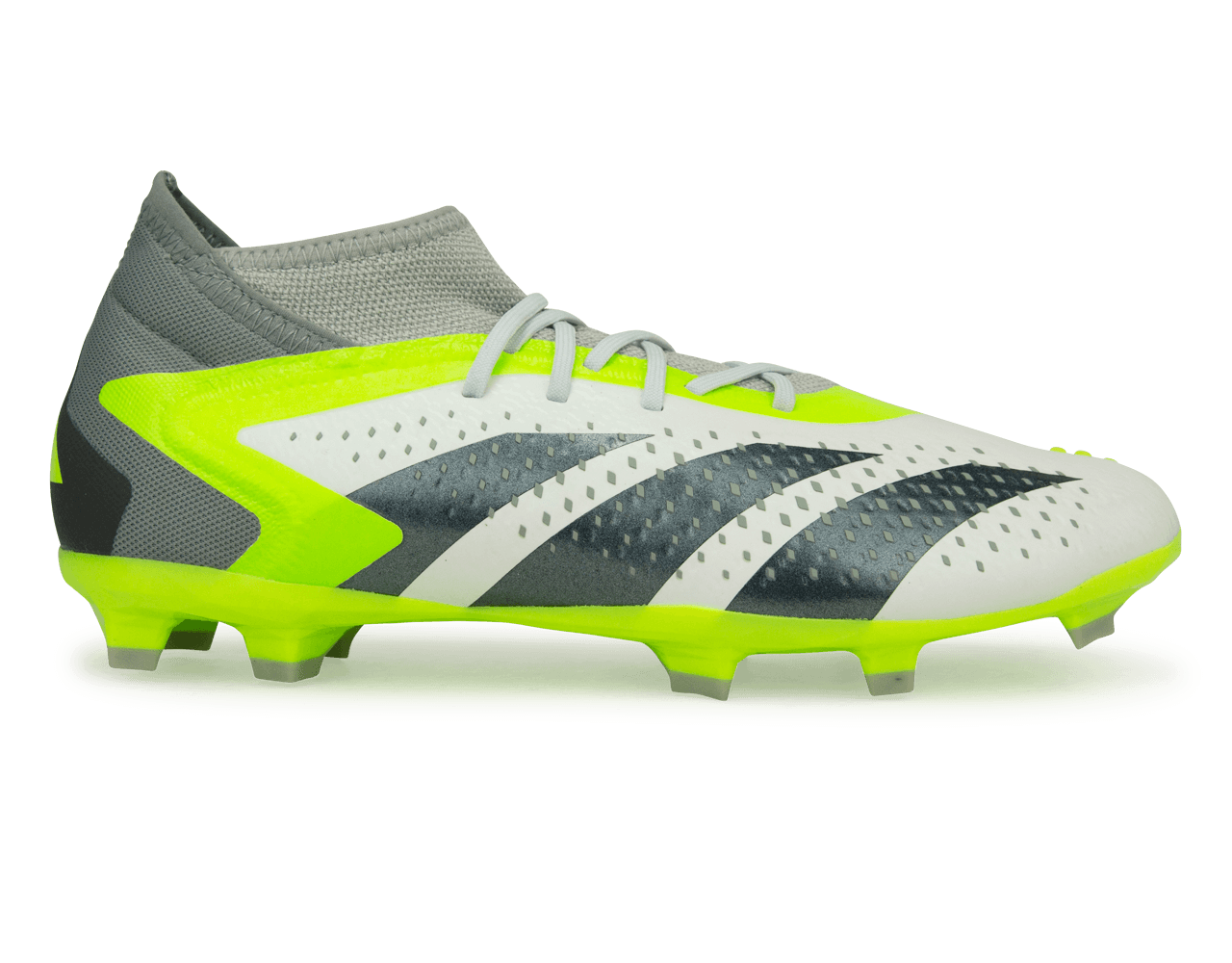 adidas Kids Predator Accuracy.1 FG White/Lucid Lemon