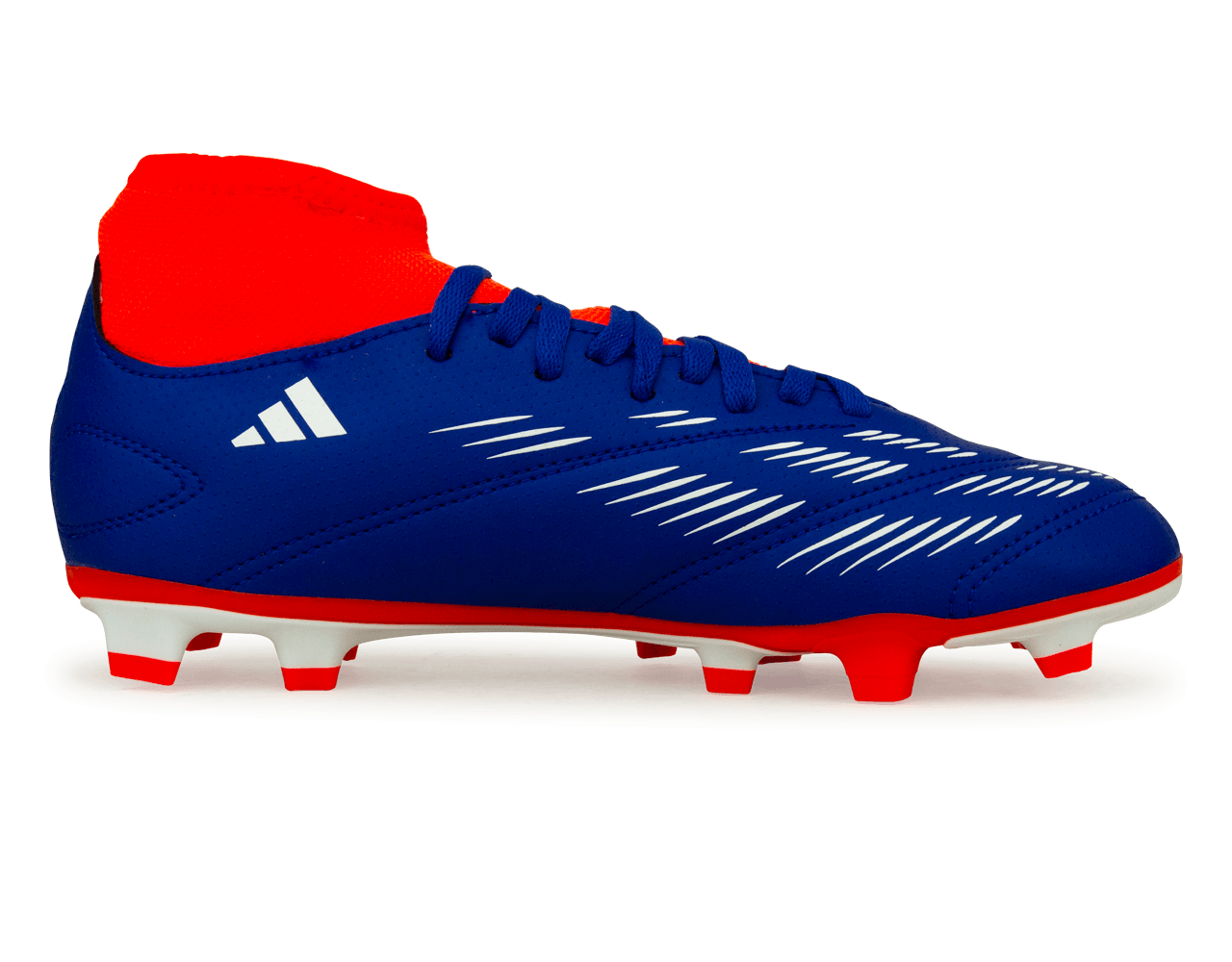 adidas Kids Predator Club Sock FXG Blue/Red Side