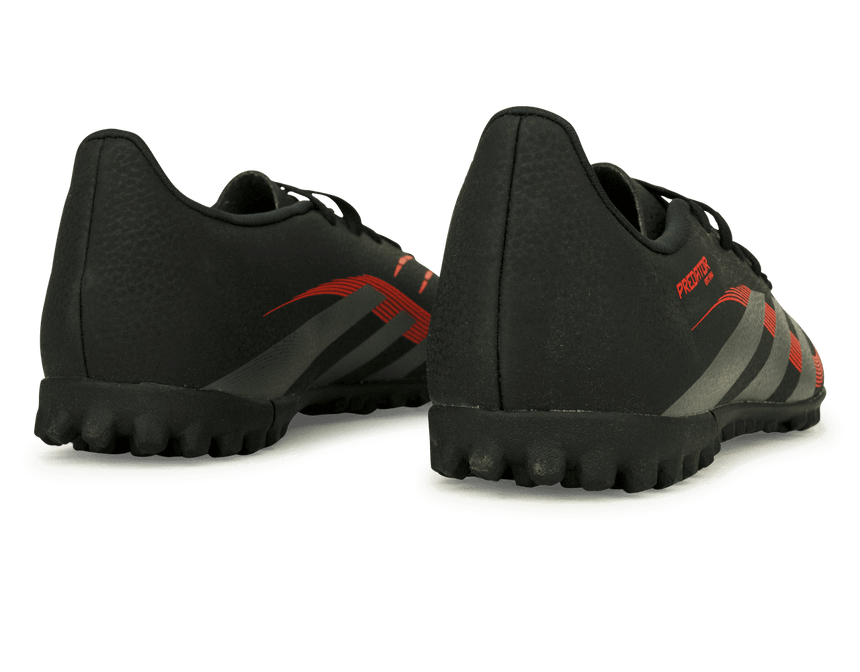 adidas Kid's Predator Club TF Core Black/Grey/Red Rear