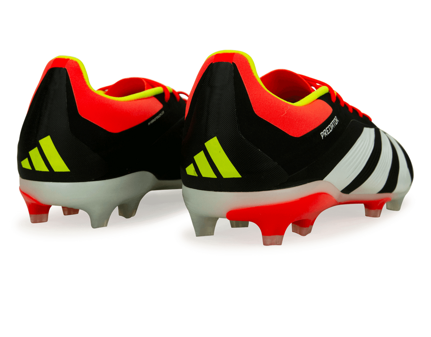 adidas Kids Predator Elite FG Black/White Rear