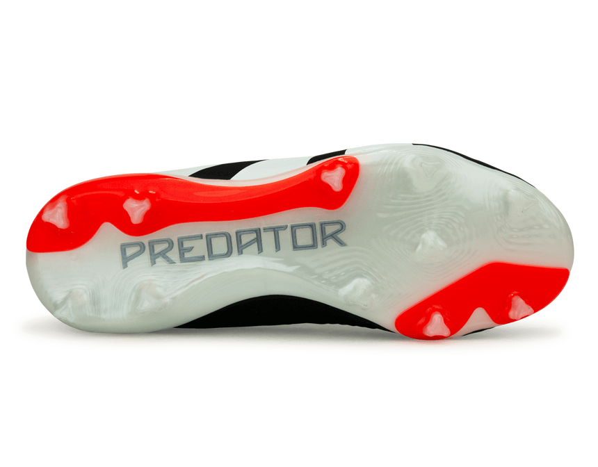 adidas Kids Predator Elite FG Black/White Sole