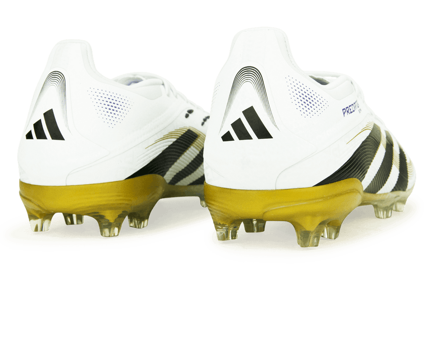 adidas Kids Predator Elite FG White/Black/Gold Rear