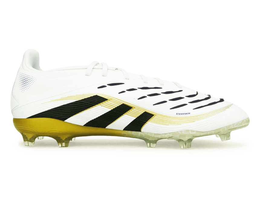 adidas Kids Predator Elite FG White/Black/Gold Side