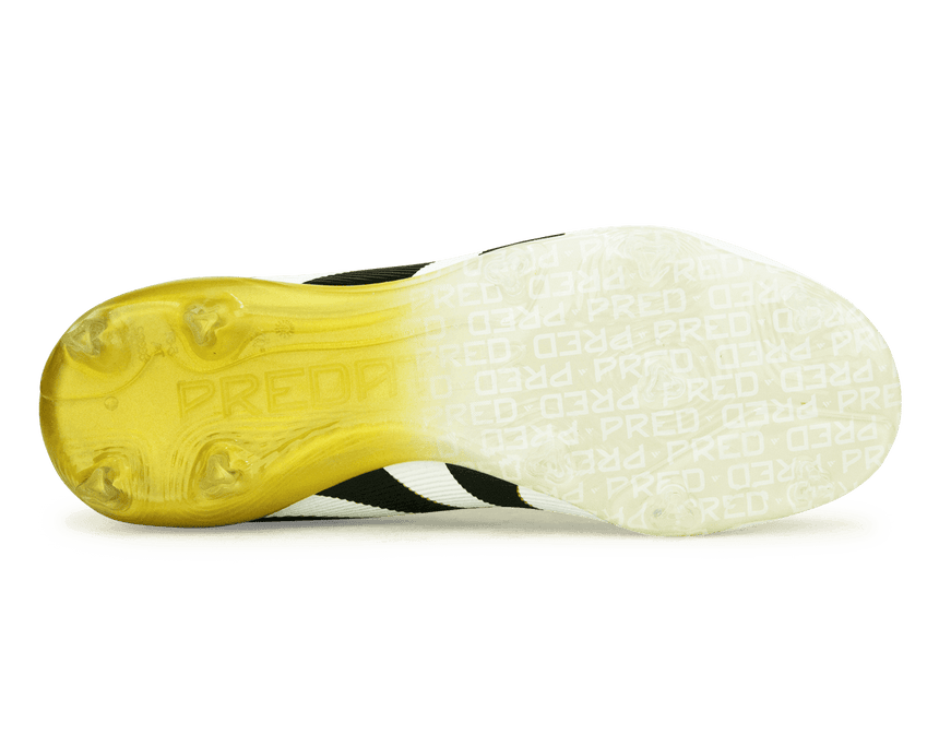 adidas Kids Predator Elite FG White/Black/Gold Sole