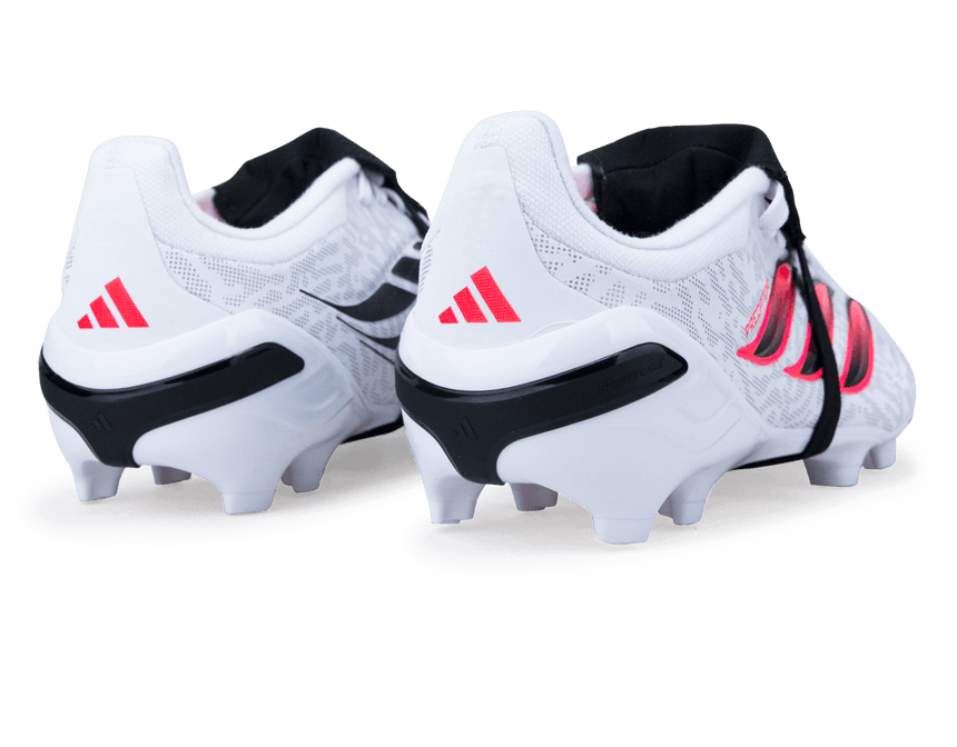 adidas Kids Predator Elite Fold-Over Tongue FG White/Black Rear