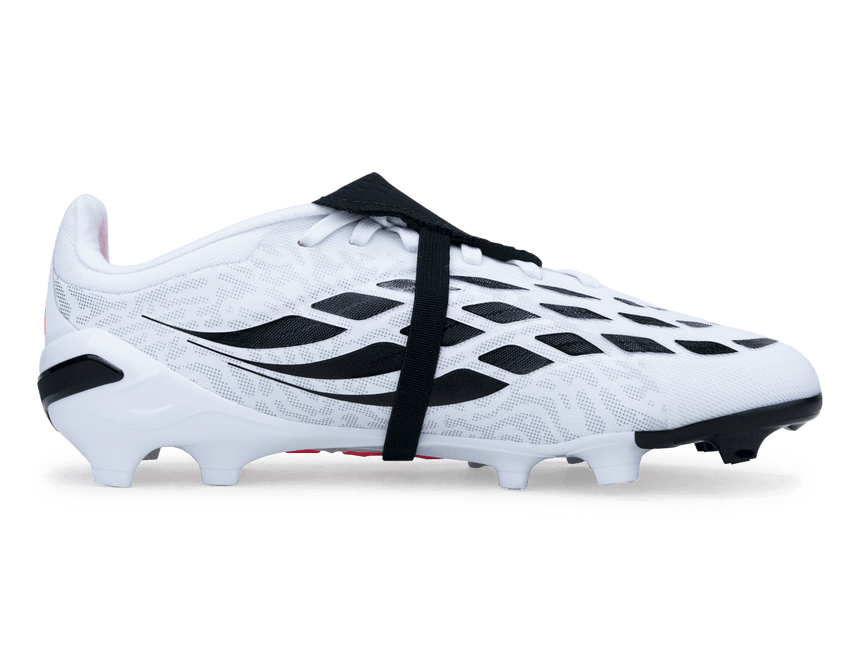 adidas Kids Predator Elite Fold-Over Tongue FG White/Black Side