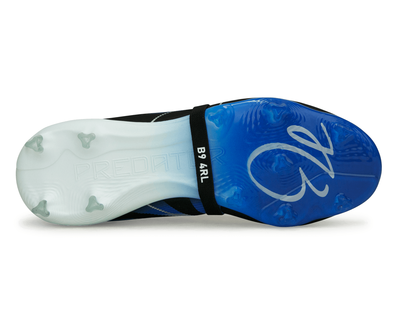 adidas Kids Jude Bellingham Predator Elite Foldover Tongue FG Black/Blue Sole