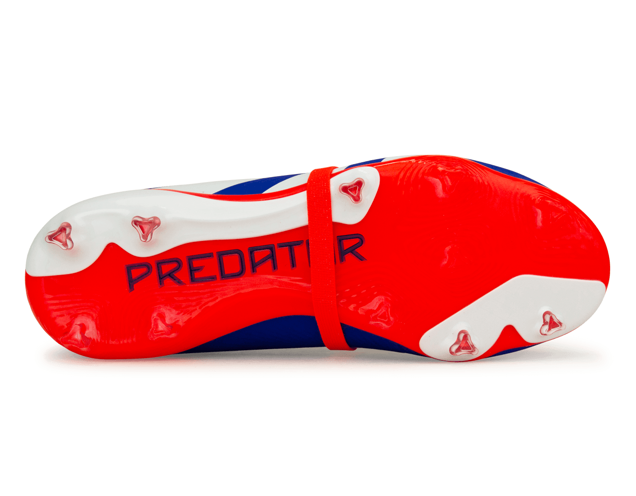 adidas Kids Predator Elite Foldover Tongue FG Lucid Blue/White/Solar Red Sole