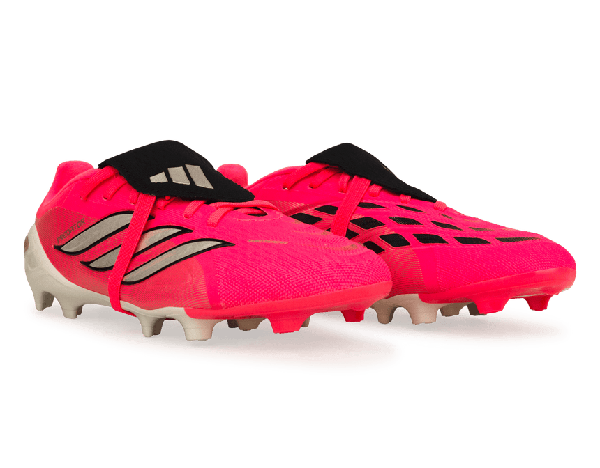 adidas Kids Predator Elite Fold-Over Tongue FG Pink/Black Together
