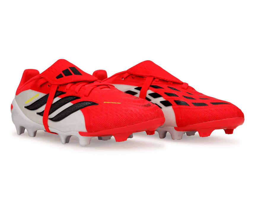 adidas Kids Predator Elite Foldover Tongue FG Red/Black/White Together