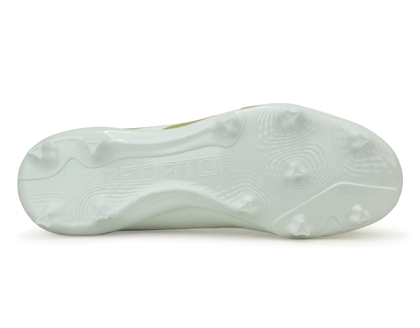 adidas Kids Predator League FG White/Gold Sole