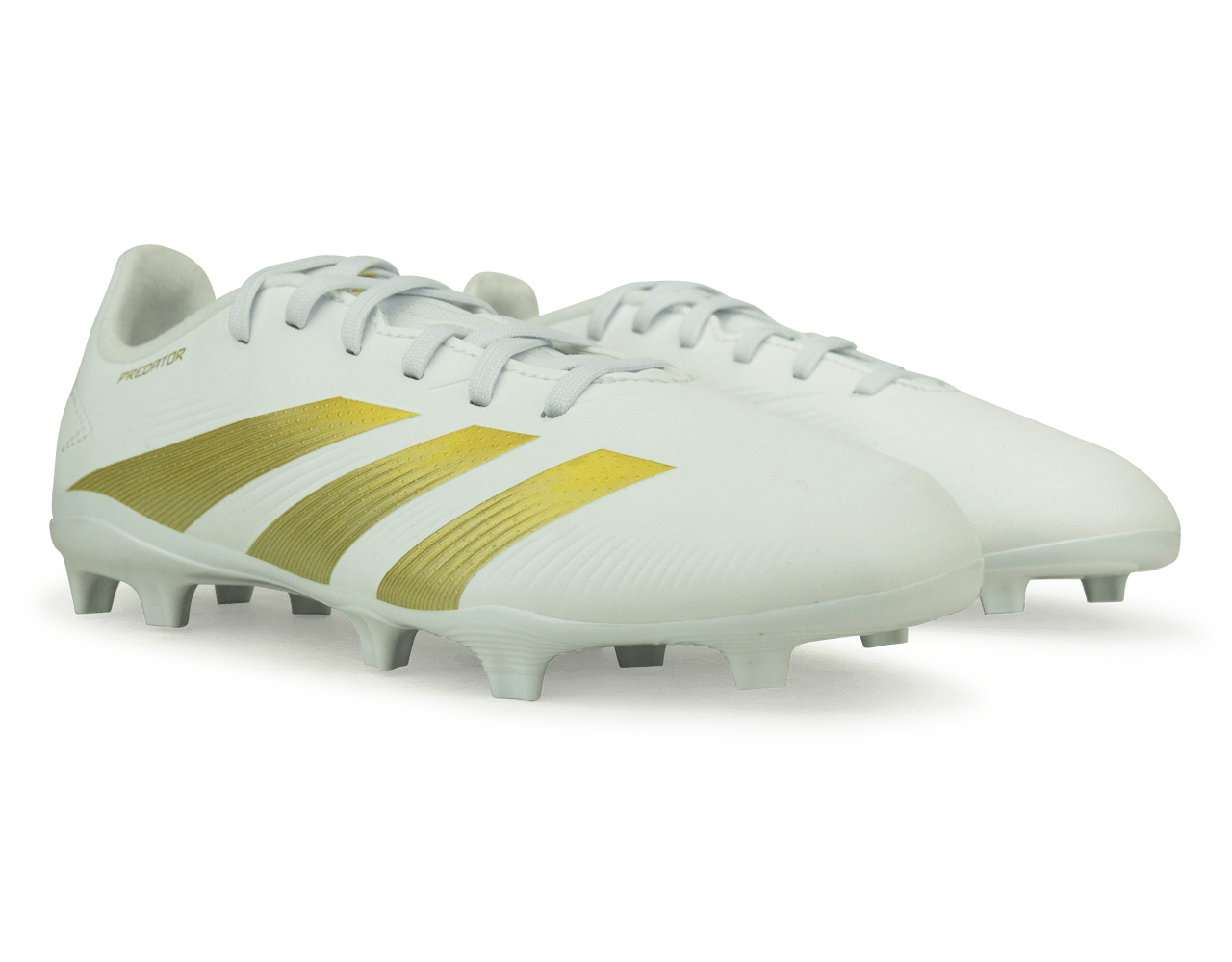 adidas Kids Predator League FG White/Gold Together