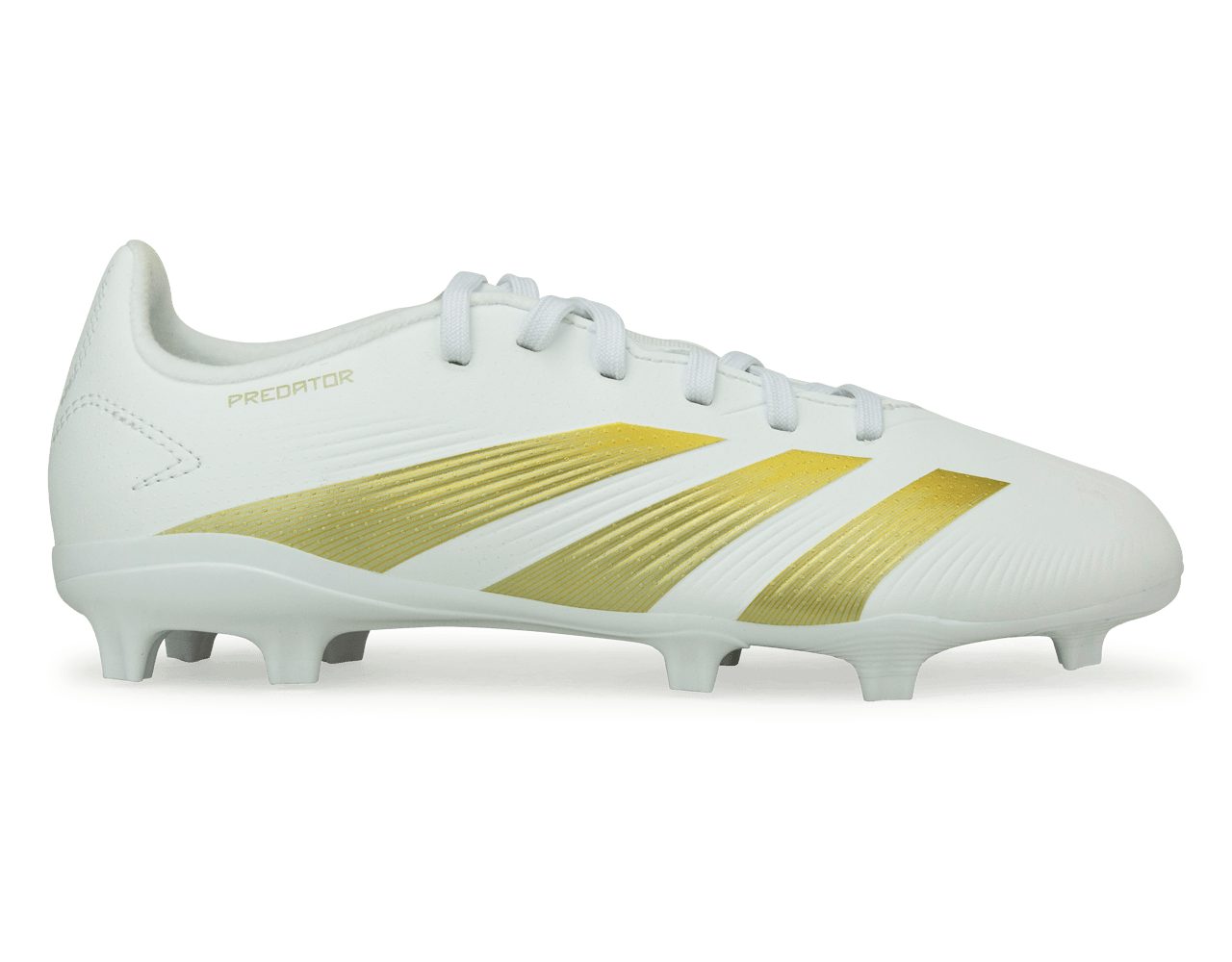 adidas Kids Predator League FG White/Gold