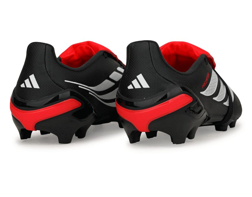 adidas Kids Predator League Foldover Tongue FG/MG Black/Lucid Red Rear