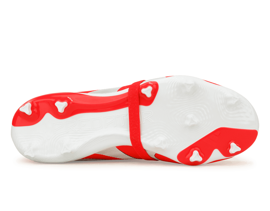 adidas Kids Predator League Foldover Tongue FG Red/White/Black Sole