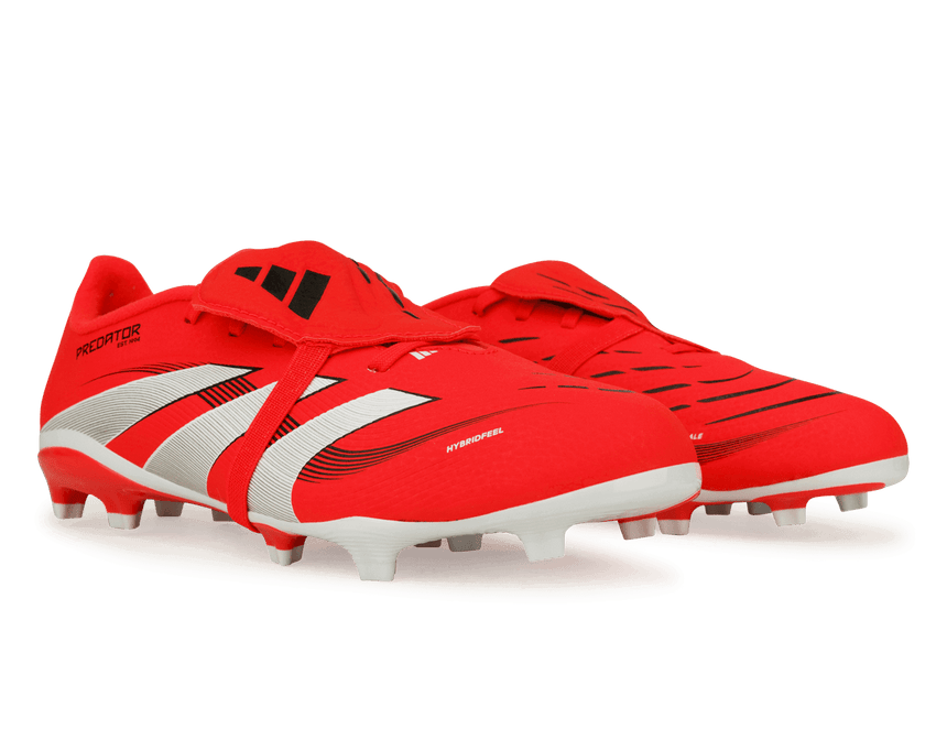 adidas Kids Predator League Foldover Tongue FG Red/White/Black Together