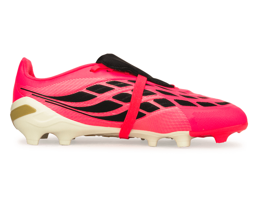 adidas Kids Predator League Fold-Over Tongue FG Solar Red/Black Side