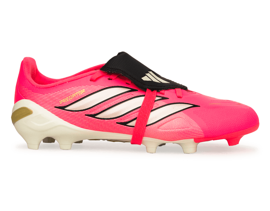 adidas Kids Predator League Fold-Over Tongue FG Solar Red/Black