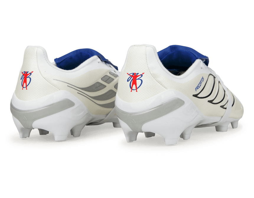 adidas Kids Predator League Foldover Tongue 'Jude Bellingham' FG White/Royal Blue Rear
