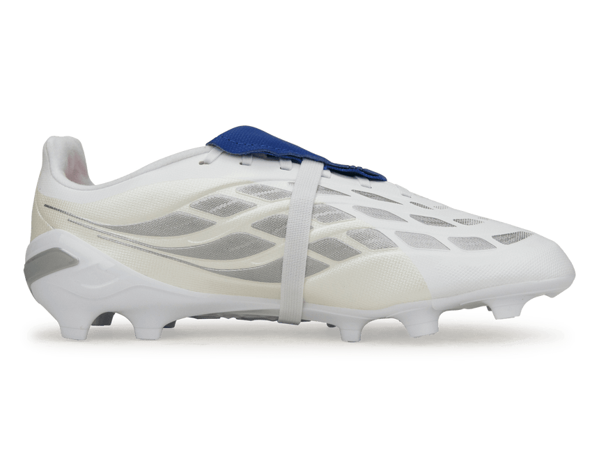 adidas Kids Predator League Foldover Tongue 'Jude Bellingham' FG White/Royal Blue Side