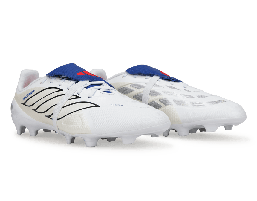 adidas Kids Predator League Foldover Tongue 'Jude Bellingham' FG White/Royal Blue Together