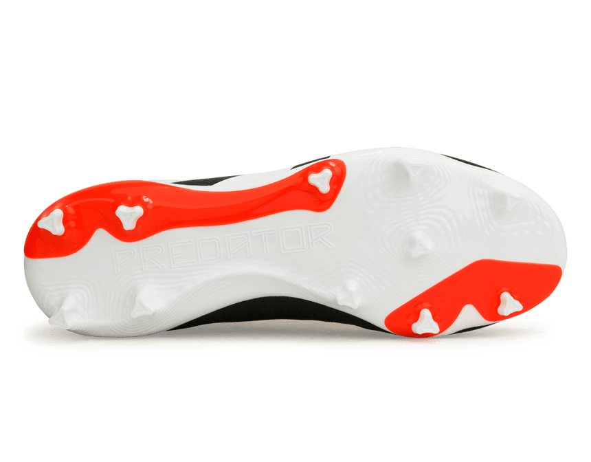 adidas Kids Predator League LL FG Core Black/Solar Red Sole